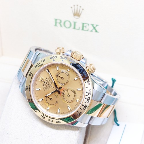 Rolex 40mm Champagne Batons 2 Tone Daytona REF: 116503 (2023)
