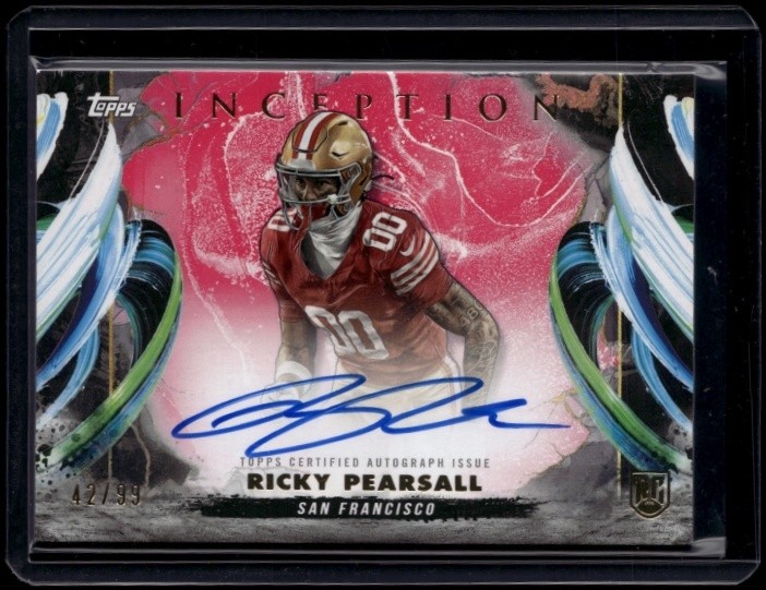 Ricky Pearsall Topps Inception Rookie Autograph Variations #RAVRP Magenta