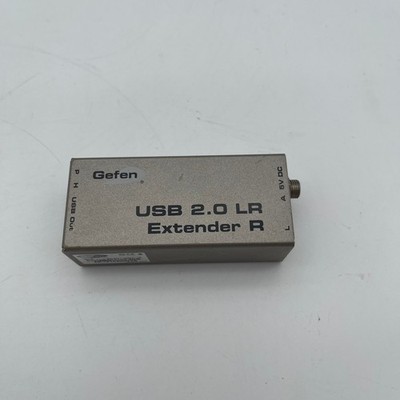 Gefen USB 2.0 LR Extender R Receiver Unit EXT-USB2.0-LR Grey Metallic CAT5 RJ45
