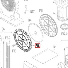 Daikin Oczyszczacz powietrza Rama filtra nawilżacza (przód) 2073833