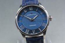 [mit Box] HAMILTON Jazzmaster Auto H425350 Deep Blue Automatik Swiss Made Uhr　