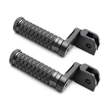 For Aprilia Shiver 900 17-18  Lower 40mm Rider Foot Pegs POLE Black