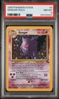 1999 POKEMON FOSSIL #5 GENGAR-HOLO PSA 8