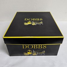 MCM Dobbs Fifth Avenue New York Cardboard Hat Box  13.25"x 11.5"x 6" w/Inserts