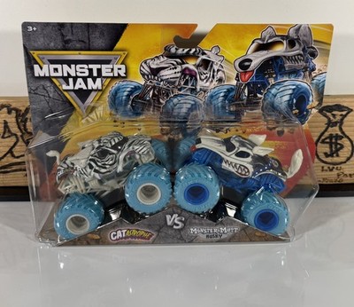 Catastrophe vs Monster Mutt Husky MONSTER JAM Monster Truck 2 Pack 