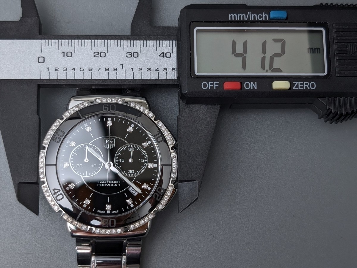 TAG HEUER FORMULA 1 CAH1212 Diamond Ceramic SS Quartz Men