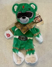 Build A Bear BAB Mighty Morphin Power Rangers 25th Green. UNSTUFFED. New w/ Tags