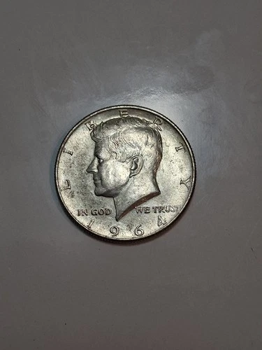 1964 Kennedy Half Dollar, 90% Silver, Circulated