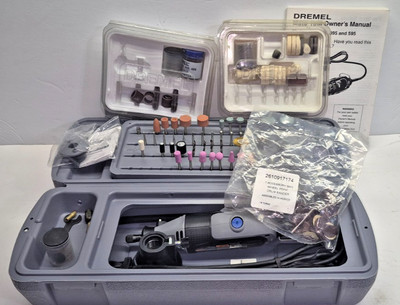 Dremel Multi Pro Tool Model 395 5000-35000 Variable Speed w/ 60+ Extras,Case USA