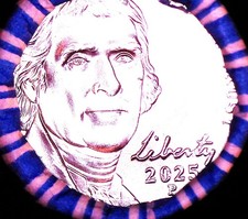 ~2025 P&D~ Jefferson Nickel Rolls BU, Uncirculated- String/Loomis Rolls