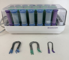 Remington H1046 Hot Rollers Curlers Set 20 Sm Med Large with 16 Clips
