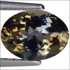 1.16 Ct AA Natural D Block Tanzanite Medium Yellow Color Oval Cut — photo 1