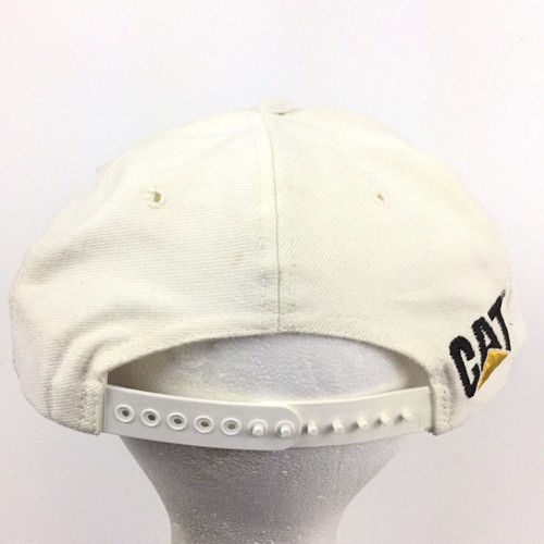 Vtg CAT Motorsports Racing Hat Nascar Spell Out Snap back Trucker ...
