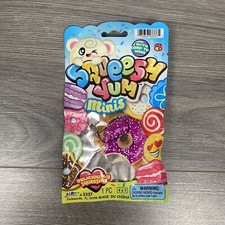Squeesh Yum Minis Donut W/ Cord To hang Purple Sprinkles Sensory