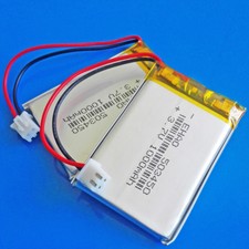 2 pcs 3.7V 1000mAh Li Po Battery Cells 503450 JST 2.5mm for Speaker MP5 Recorder