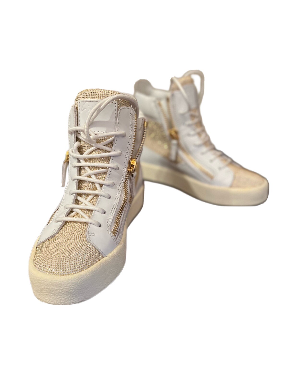 Giuseppe Zanotti Design White Leather 