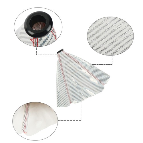 Brand New Universal HKS Carbon Fiber Leather PVC Style Green Stitch Le – JK Racing Inc - Foto 10