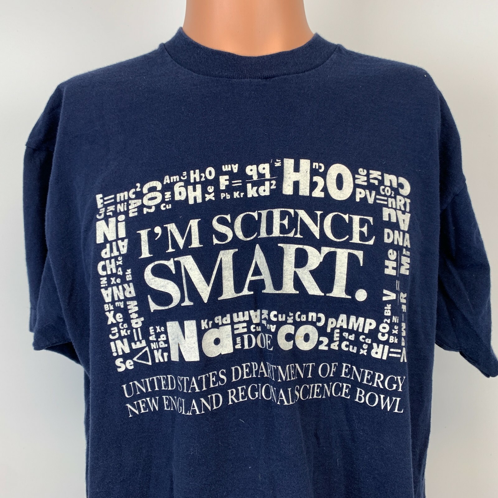 New England Regional Science Bowl MIT Single Stitch T Shirt Vtg 90s