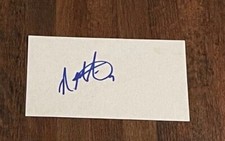 Mostly 2000s Debut Signed Index 3x5 Autograph (you pick from list) Tough on IC