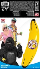 Banana Gonfiabile 100 cm per Feste e Addobbi carnevale e party 