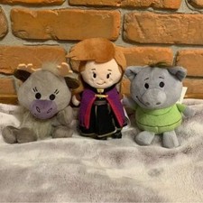Disney Frozen Anna Sven Troll 3 Piece Mini Plush Set Stuffed Animals
