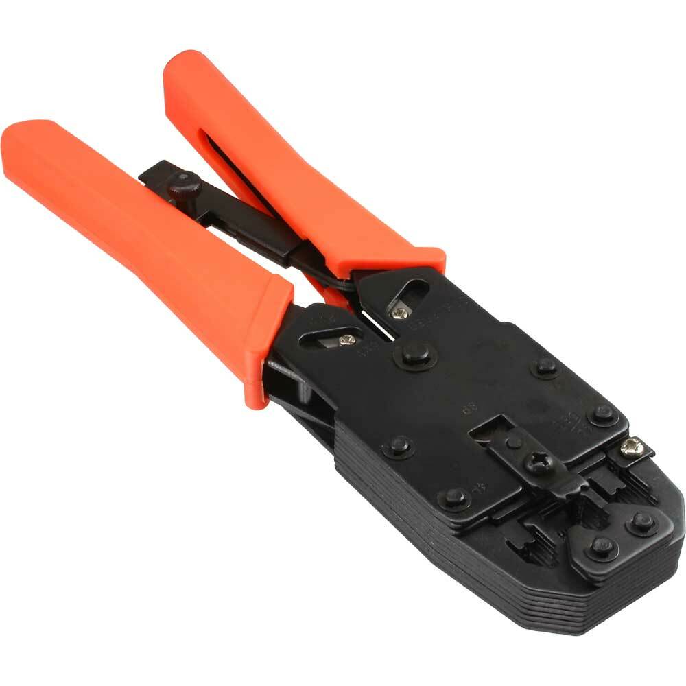 INL InLine® Pinza crimpatrice per connettori modulari RJ10,11,12,45 e DEC (DSL-