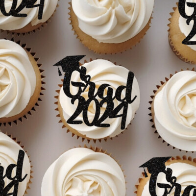 Abschluss Cupcake Topper Klasse 2026 Party Tortendeko Abschlussgeschenk