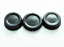 3X Nikon ( 1X BODY 2X REAR LENS CAPS) FOR ALL NIKON BODY/ LENSES-FREE U.S. SHIP