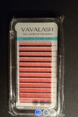 VAVALASH - Colorful Volume Pink Eyelash Extensions  0.07 C MIX 8-15mm