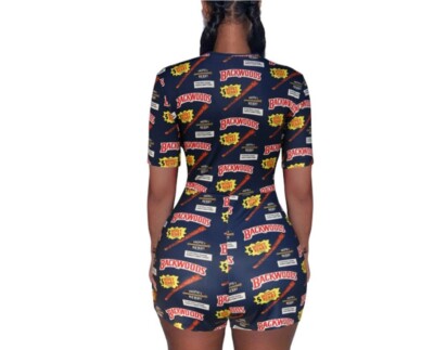 Pajama Onesie Backwoods Pajama Romper Backwoods Blue Sexy