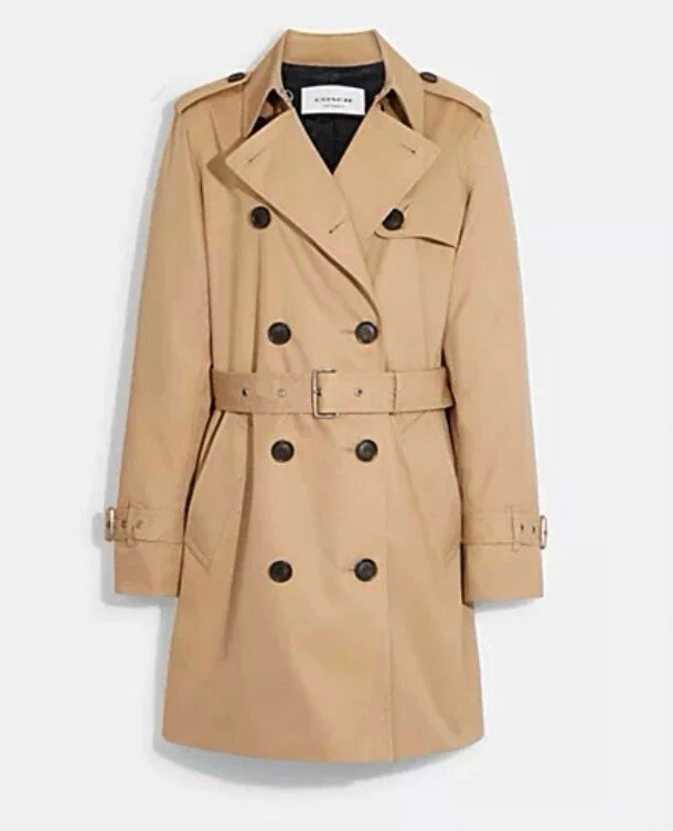Coach Solid Trench Coats for Women for sale - eBay