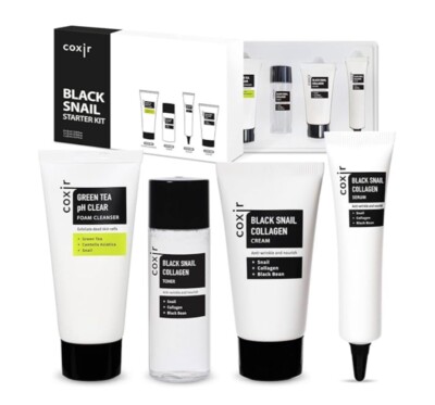 [coxir] BLACK SNAIL COLLAGEN STARTER KIT l Repairing&Firming | Black-3-Complex