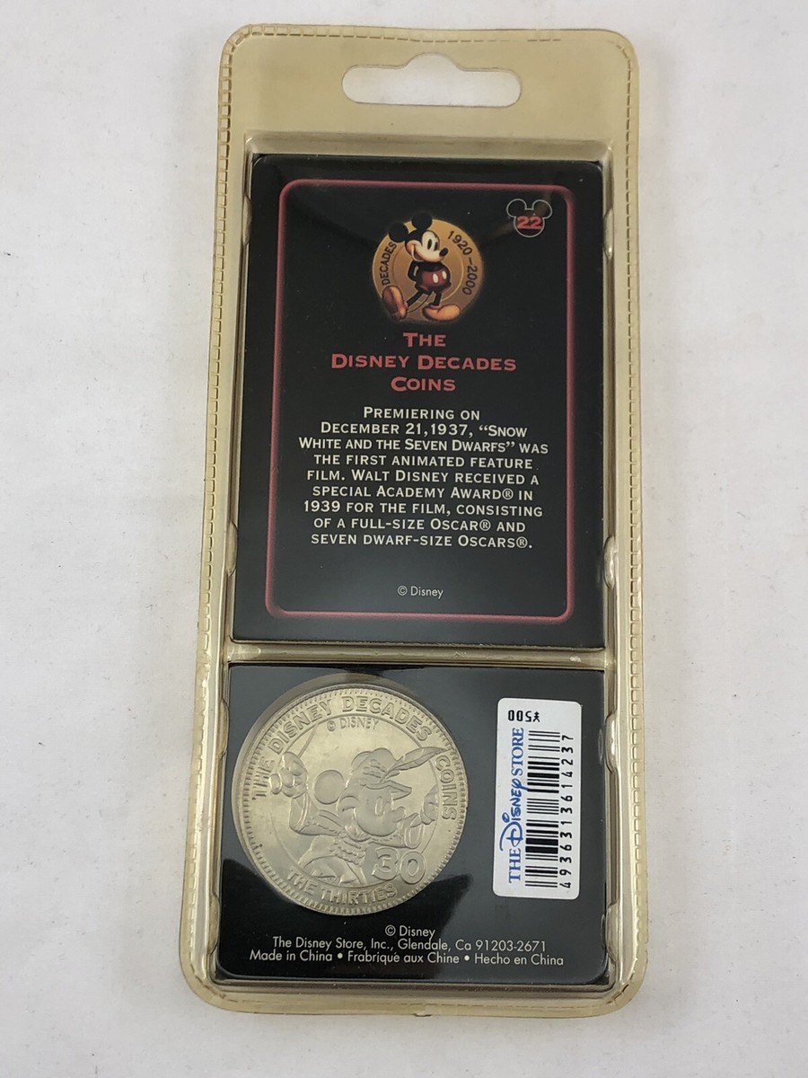 ディズニーコインTHE DISNY DECADES COINS Disney Decades Coin 1937 Snow White & The Seven Dwarfs #22