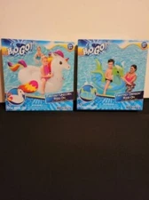 H20 Go Fantasy Dragon And Unicorn Inflatable Pool Ride On *New*