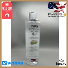 Isdin Micellar Solution 4 in 1 Micellar Water Make up Remover 400ml 13.5oz NEW