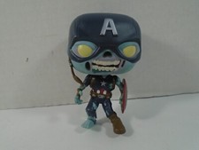 Funko Pop!--¿Y si..?--Figura zombie capitán américa de Marvel Studios (mira) #941