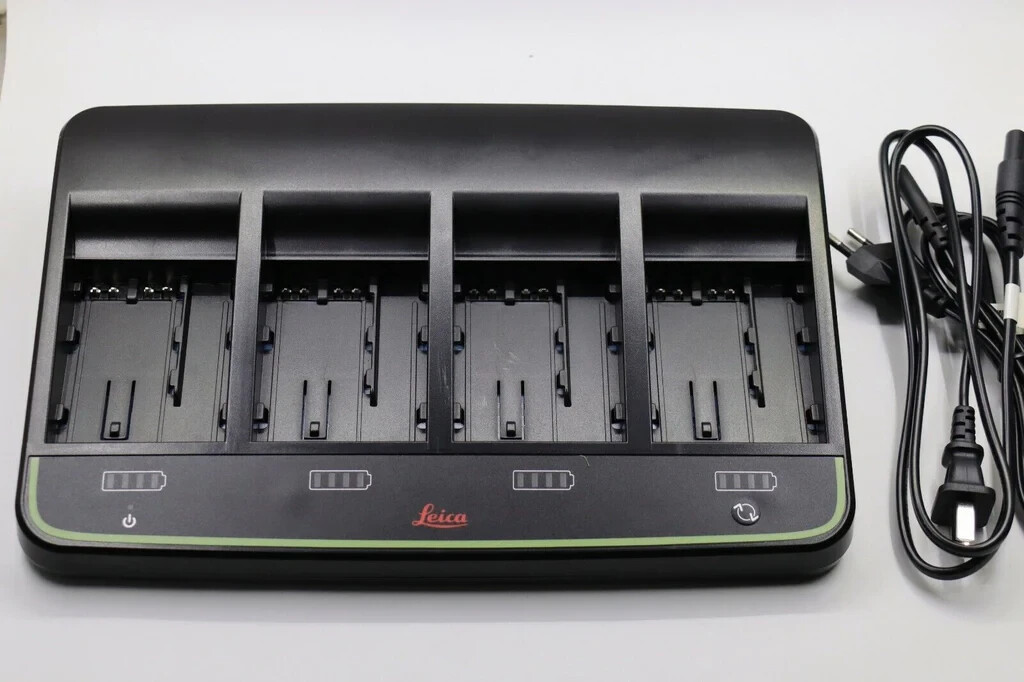 LEICA GKL341 PROFESSIONAL 5000 MULTIBAY BATTERY CHARGER TOTAL
