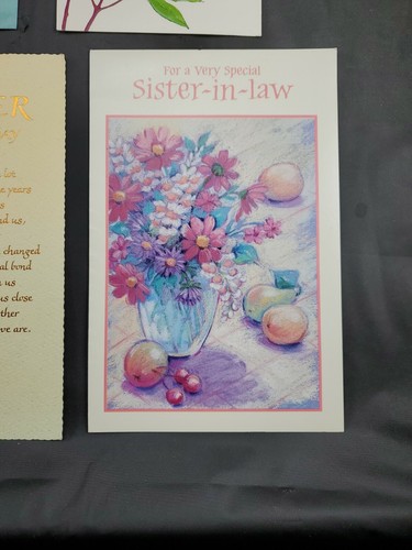 Lot Of 10 Used Vintage Birthday Cards Crafts Scrapbook (#4) - Picture 11 of 12