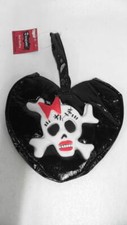 Skull Handbag Girls Kids Purse One Size Black Solid