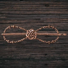 Lilla Rose Flexi - Clip #2763 Burnished Copper Knot Barrette