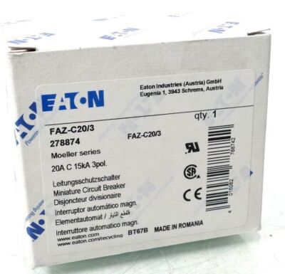 Eaton Moeller Leitungsschutzschalter FAZ-C20/3 | 278874
