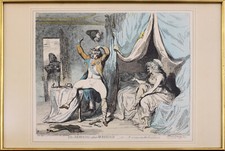 Limited edition copy of James Gillray's "The Morning after Marriage"