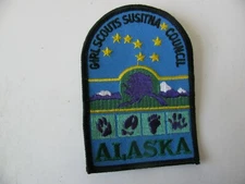 GSA Girl Scouts  Susitna Council  Alaska  AK  Patch NOS New Stock Free Shipping