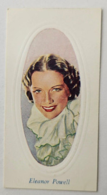 1936 Godfrey Phillips Screen Stars Embossed Series B #34 Elanor Powell (B)