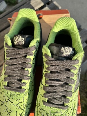 Nike Air Force 1 Low 03 HUF Hufquake 2006 Green sz 11 Premium rare 