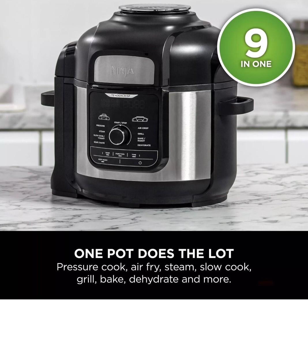 Ninja Foodi Max in Multi Cooker Litres Black OP500UK for