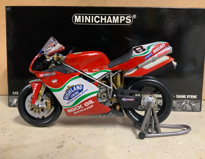 2002 MINICHAMPS SHANE SHAKEY BYRNE BSB DUCATI 998R TEAM 2002 MINICHAMPS SHANE SHAKEY BYRNE BSB DUCATI 998R TEAM