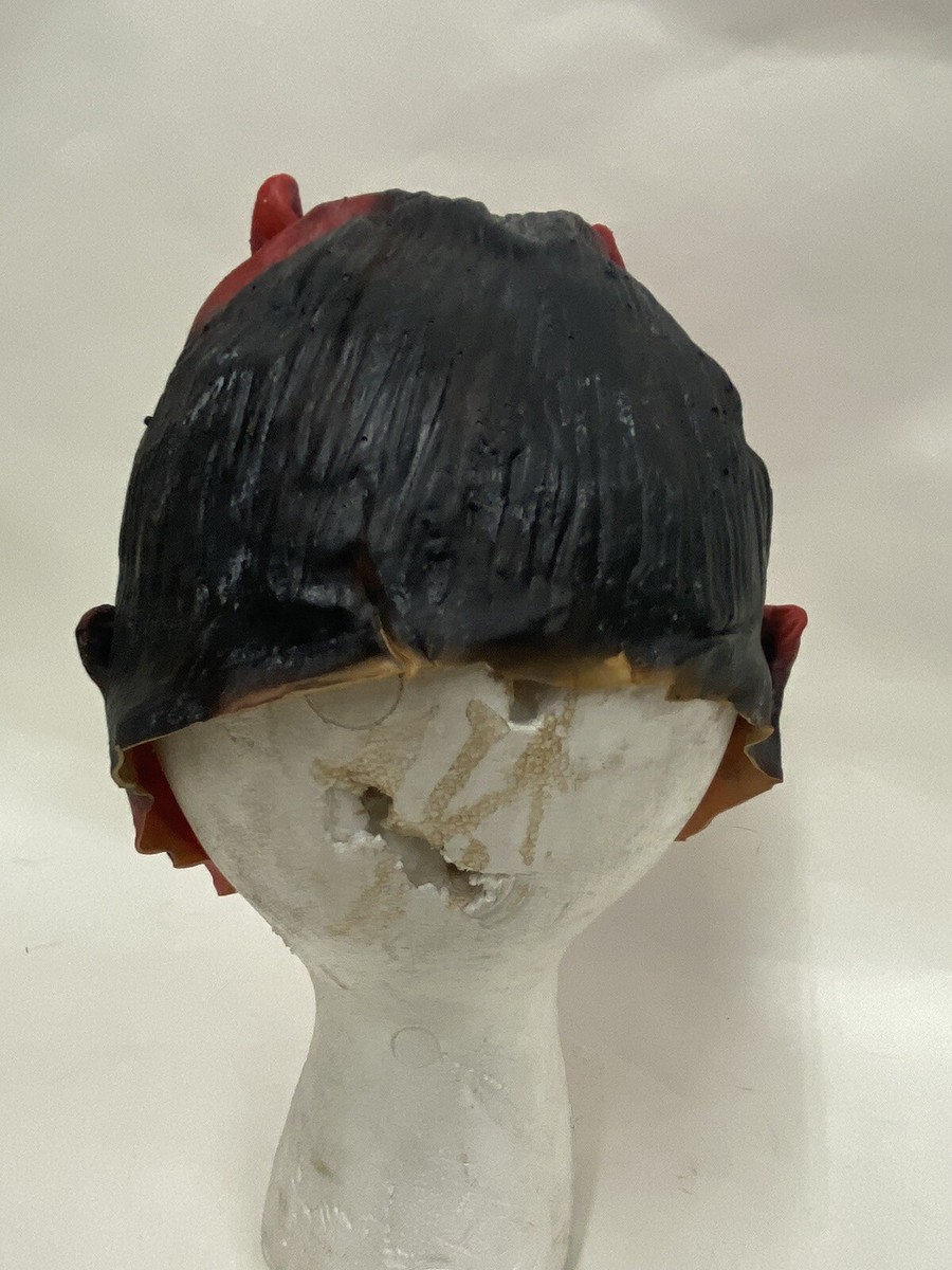 VINTAGE Ben Cooper Devil Latex Rubber Halloween Mask 1970s VINTAGE Ben Cooper Devil Latex Rubber Halloween Mask 1970s