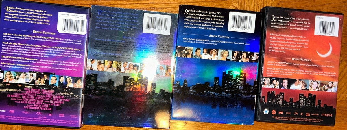 Moonlighting, Complete Series DVD, Seasons 1-5 - Bruce