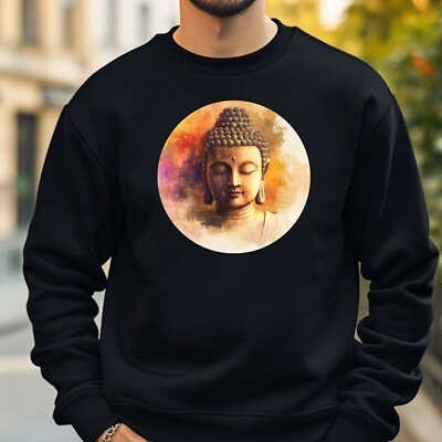 Buddha Portrait Sweatshirt Cosy and Perfect for Any Occasion S to 4XL